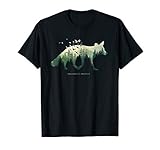 Stoppt globale Erwärmung und rettet die Erde / protect the planet! Zeig deine Meinung zur nächsten Demo mit diesem T-Shirt, das die Silhouette eines Fuchs und eine Waldlandschaft zeigt. Unsere Umwelt ist unser Lebensraum!