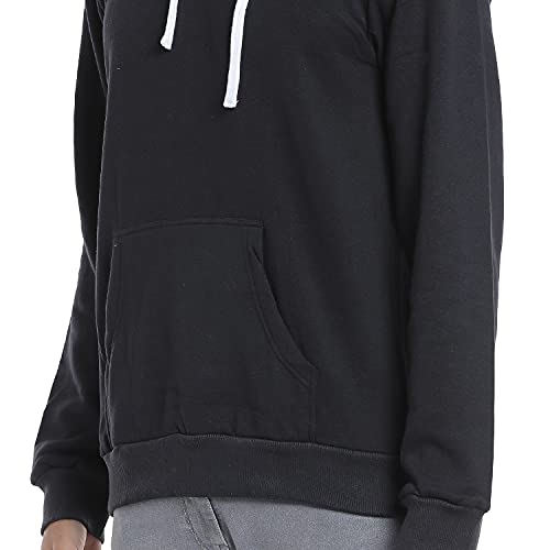 Image of Campus Sutra Men's Cotton Hooded Neck Sweatshirt