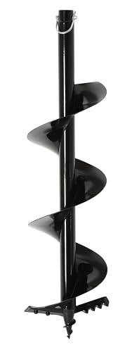 Original Einhell Mèche de forage Ø 200 mm pour tarière sans fil (accessoire pour tarière sans fil GP-EA 18/150 Li BL Einhell, diamètre de forage 200 mm, longueur 80 cm)