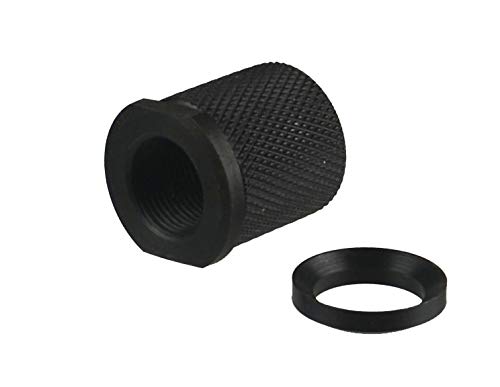 TWP 1/2-28 TPI Thread Protector with 5/8-24 TPI Outside Thread, 1/2x28 TPI to 5/8x24 TPI Convertor. + 5/8x24 TPI Thread Protector and a Crush Washer, All Steel