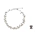 NOVICA Artisan Handmade Cultured Freshwater Pearl Strand Necklace Thai Silk Glass Bead White Beaded Thailand Bridal Birthstone Peace 'River of Snow'