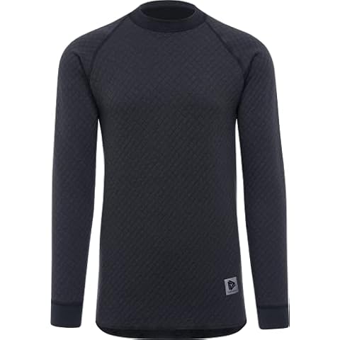 Thermowave 3in1 Merino Wool Base Layer Mens - Thermal Shirts for Men - Merino Wool Underwear Mens Long Sleeve 330 GSM Quick Dry Extra Warm, Anthracite Cover