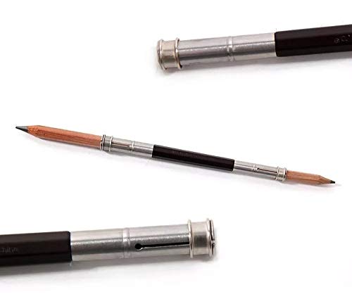 Kit 3 Alongador Extensor Lápis de Desenho Maquiagem Dupla