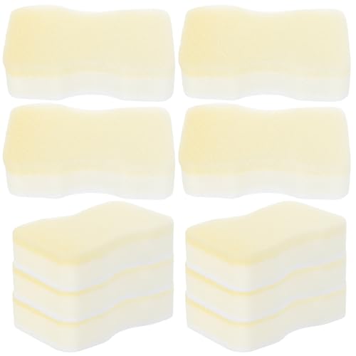 EXCEART 15 Esponjas Limpiadoras de Pantallas de Lámparas en Seco, Reutilizables, de Color Claro, 3 Juegos 5 Unidades Pequeñas por Set, para Limpieza de Polvo, Hollín, Telas y Mascotas