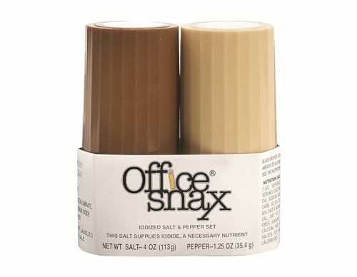 Sel et Poivre Shaker Bureau Snax Ofx00057 salière 113,4g poivrier 42,5g