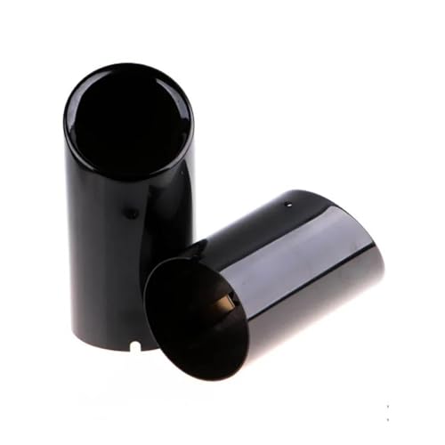 Embout pot d'échappement en acier inoxydable noir réduisant le bruit pour voiture