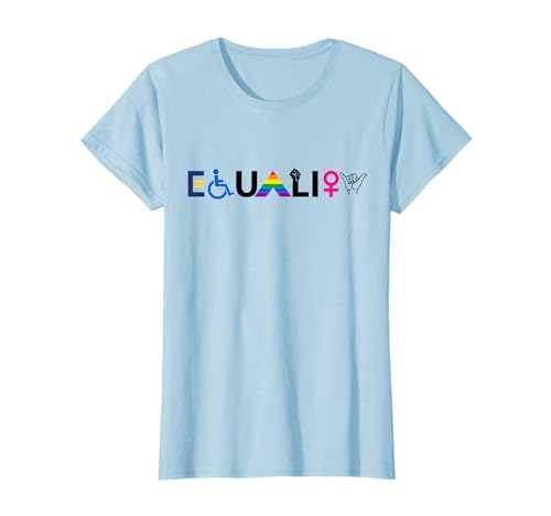 "IGUALDAD" Igualdad de derechos LGBTQ Aliado Unity Pride Camiseta