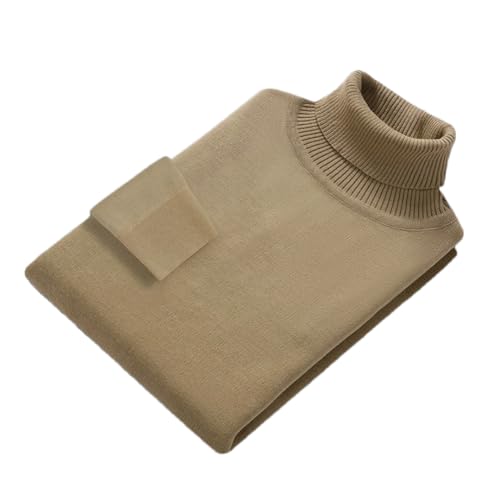 Ownwfeat Men Casual Turtleneck Sweater Pullovers
