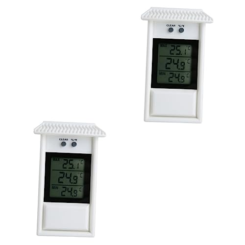 Thermomètre de jardin pour fenêtre afin de suivre la température extérieure et intérieure