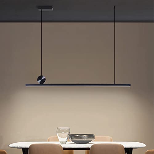 Lampe suspendue LED dimmable avec télécommande pour salle à manger