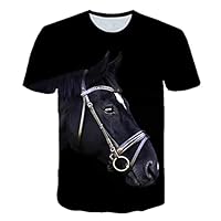 XKYDYF Mannen 3D-bedrukt Modeshirt Kleurrijke Kunst Zomer Herenmode Straat 3D Grafisch T-Shirt Compressie Grafisch T-Shirt 3D T-Shirt Afdrukken