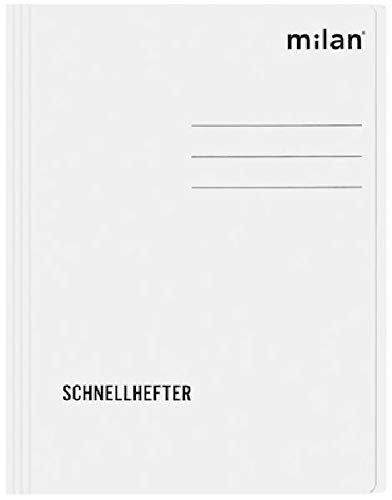 Preisvergleich Produktbild Schnellhefter A4 Pappe weiß, Milan,intensiv