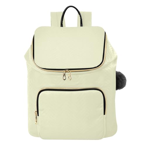 Sac à dos jaune doré clair pour femme idéal pour le métro