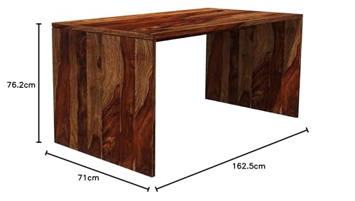 HOMERANGE Sheesham Wood Wooden Study Writing Desk for Office | Laptop Computer for Home and Office | Sheesham Solid Wood Study