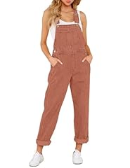 Boyfriend Overalls-brick Red