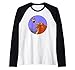 Dinosauro Morte Estinzione Meteorite Giorno Gesso Dino Maglia con Maniche Raglan