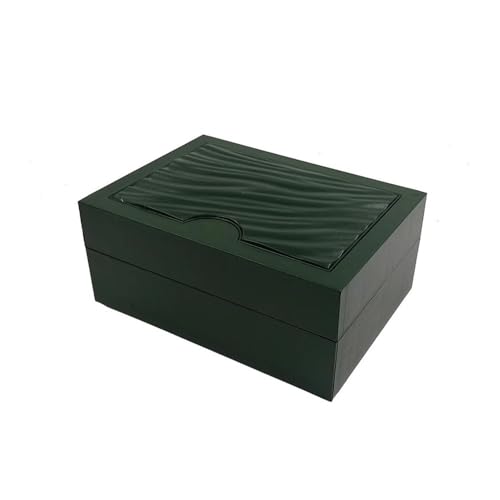 Boîte d'affichage la montre de stockage vert contre les rayures de boîtier