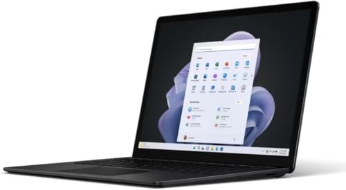 Image of Microsoft Surface Laptop 5 13.5 inch Touch 16GB 512GB SSD Core i7-1265U 3.6GHz Win11P, Matte Black (Renewed)
