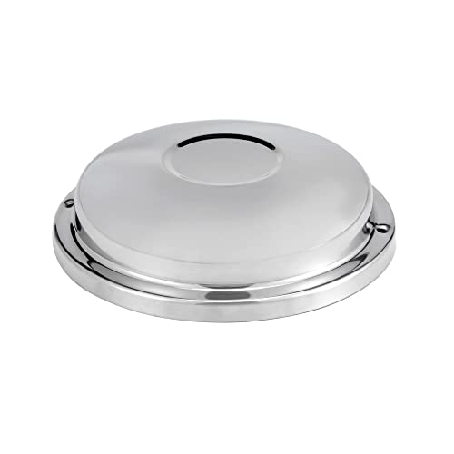Kucaruce 4Pcs Polished 17Inch Stainless Steel Wheel Simulators,Front Rear 8 Lug With 5-Vent Holes Wheel Cover,Fit For 2003-2019 Dodge Ram 3500 Truck 17R8 #TOP7