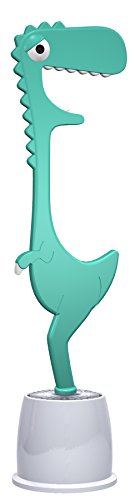 Dhink Escobilla para el Inodoro con Forma de Dinosaurio. Cepillo Dinosaurio para el Baño o W.C. 47cm de Alto