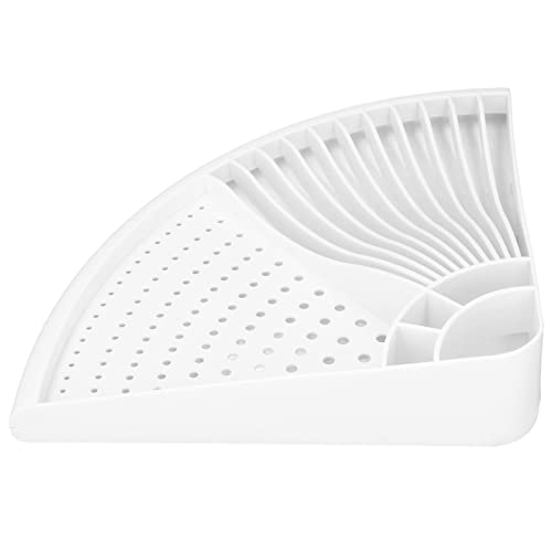 Estante para secar platos y organizar cocinas pequeñas con diseño de plástico duradero de 34cm 5