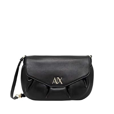 Armani Exchange Armani Exchange, borsa a tracolla da donna M (confezione da 1), Nero, One Size, BORSA MESSENGER