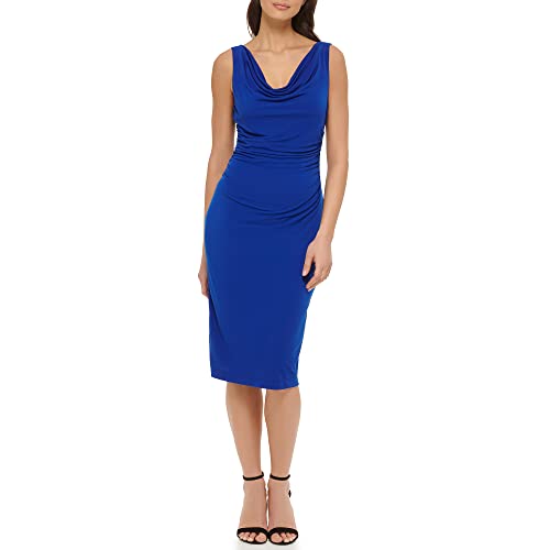 Image of Kensie Women's Sleeveless Cowl Neck Midi Dress