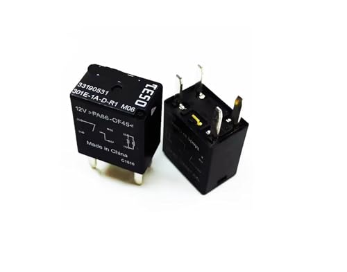Relé 12V 35A 301E-1A-D-R1 conmutador de 4 pines para circuito eléctrico de coche