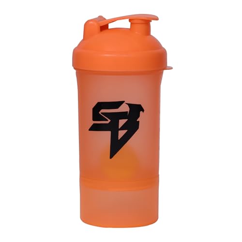 Image of Steelbird Smart 500: High-Performance Gym Protein Shaker Bottle - Boost Your Workout! (Orange)