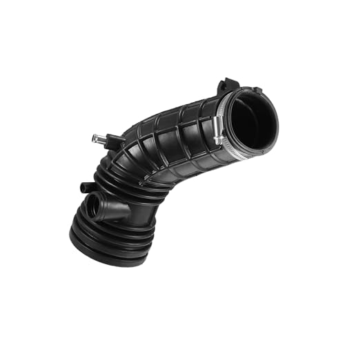INFINAUTO Air Cleaner Intake Hose Tube with Clamps 17228-RBB-A00 - Car - Engine Filter Air Intake Duct Hose Tube - for Acura TSX 2.4L L4 Gas 2006-2008 Rubber Black - 1Pc Stylish Design