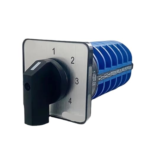 Inverseur de source rotatif manuel pour basculement de générateur et moteur triphasé 6 pôles