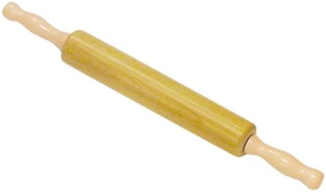 pa-ru金属 EE Sweets Wooden Rotating Cake Rolling Pin 24 cm D – 4790