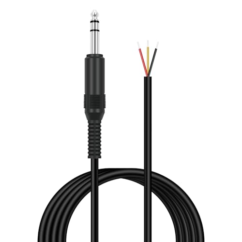 Adaptador jack 6.35mm a cable para altavoz 6ft miniatura 1
