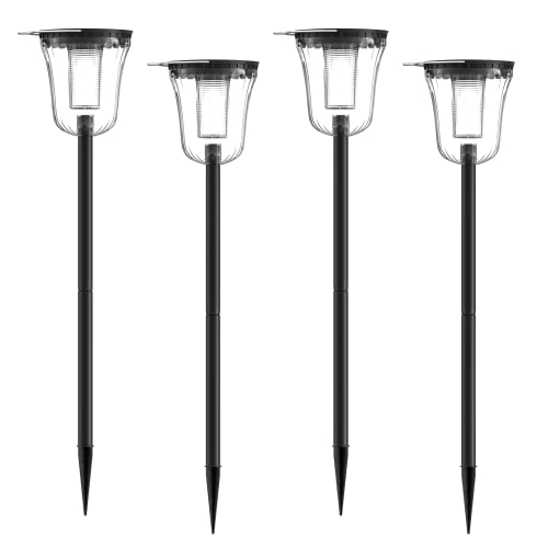 SPECILITE Solar Pathway Lights Outdoor Waterproof, 200 Lumen Super Bright Driveway Lights, 4 Pack Warm/White Walkway Lights for Yard, Up to 14h Long Working Time Solar Path Lights for Backyard SPECILITE Solar Pathway Lights Outdoor Waterproof, 200 Lumen Super Bright Driveway Lights, 4 Pack Warm/White Walkway Lights for Yard, Up to 14h Long Working Time Solar Path Lights for Backyard