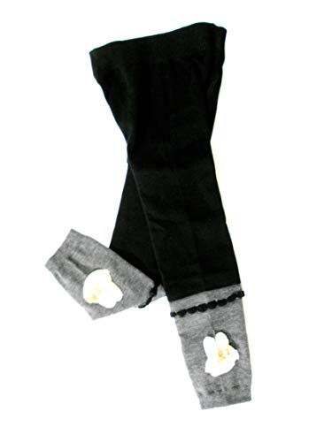 Black Gray Bunny Tights Girl's L(5Y-6Y)