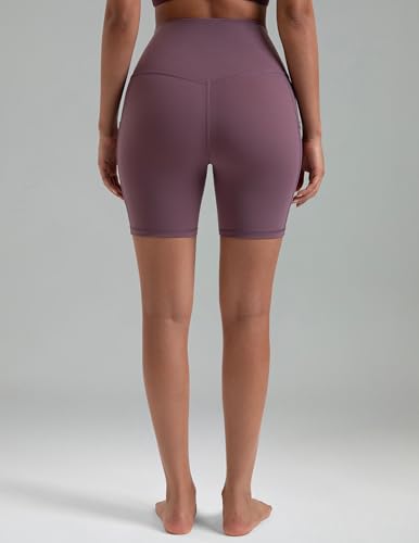 Image of Colorfulkoala Women's High Waisted Biker Shorts with Pockets 6 inch Inseam Workout & Yoga Tights