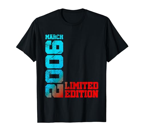 18 cumpleaños 18 años hombre mujer I Marzo 2006 regalo Camiseta