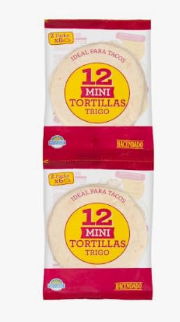 Mini tortillas de blé Hacendado 2 paquets × 150 g – 2 paquets