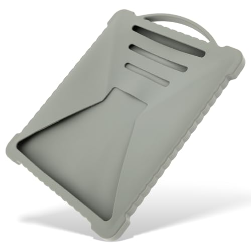 Starlink Mini Protective Cover, Starlink Mini Case with Handle, Silicone Protective Shell Case for Starlink Dish Accessories, Portable Full Cover Shell for Outdoor Camping Hiking Road Trip(Gray)