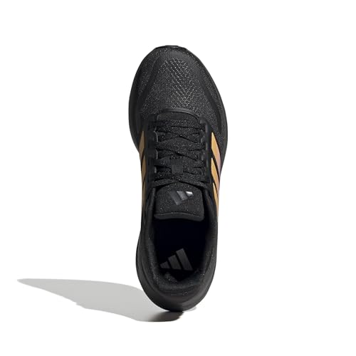 adidas Adidas Unisex-Kids Run Falcon 5, Black/Spark/Grey, 4