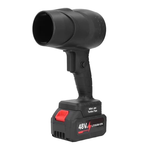 Jet Dry Blower, 1050W Brushless DC Motor 130000RPM Electric Air Duster, Stepless Speed Adjustable Handheld Cordless Fan for Home Car Cleaning, Camping, Dust Removal (US Plug,