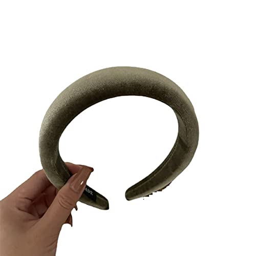 Bande de cheveux en éponge à large bord pour femmes et accessoires