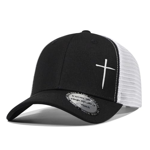 Image of Christian Hats for Men Women,Jesus Cross Hat Christian Religious Gifts for Birthday /Christmas