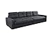 Produktbild CAVADORE Big Sofa Faro / Große Couch mit pflegeleichtem Soft Clean Bezug / Einfache Fleckentfernung / 302 x 88 x 108 / Flachgewebe, dunkelgrau