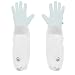 Luwint Kids Premium Goatskin Leather Beekeeping Gloves Beekeeper Protective Gauntlets with Ventilated Mesh Sleeve Cuffs for Gardening Cactus Rose Pruning (Kid(4 - 8 yrs Old))