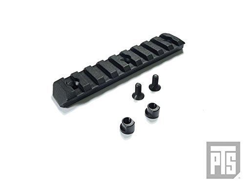 PTS Enhanced Keymod Rail 9 Slot Black by PTS
