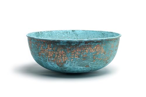 ALFIQ 100% Copper Hand-Hammered Sink for Kitchen and Bathroom with