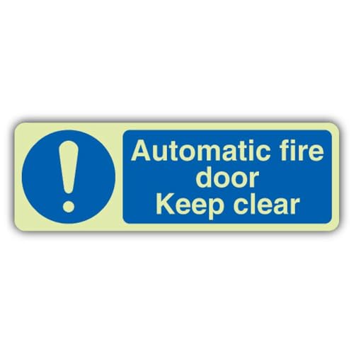 Panneau incendie Keep Clear pour sécuriser les couloirs et portes coupe-feu V Safety
