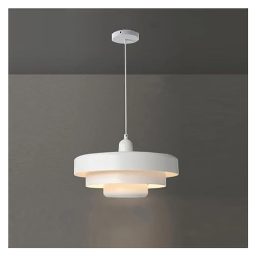 Éclairage de pendentif moderne aluminium blanc frais luminaire suspendu îlot cuisine et plafond