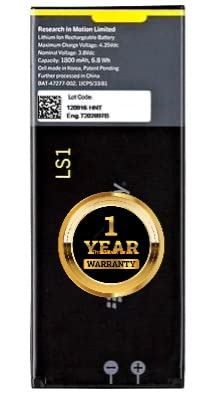 Image of Original LS1 Battery Compatible with BlackBerry Z1 Z-1 STC1-2 Z1 LTE STL1-3 BAT-47277-3